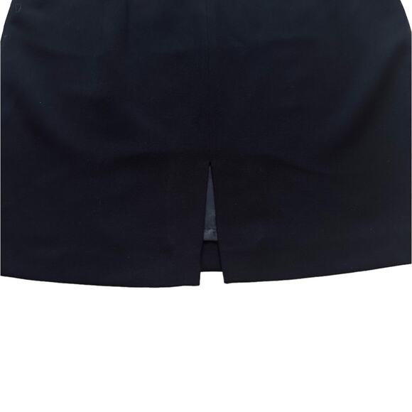 Tahari ASL Skirt Black Knee Length A-Line Business Career Work Skirt Size 14 - Picture 8 of 11